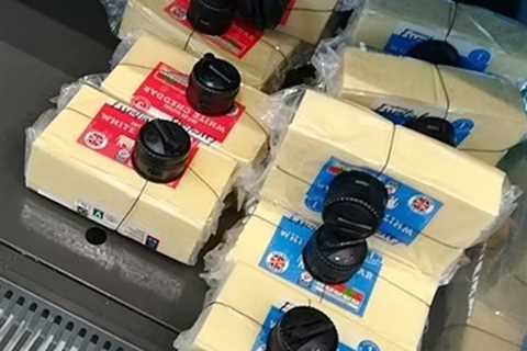 Blocks of cheese given security tags after surge in shoplifting amid cost of living crisis