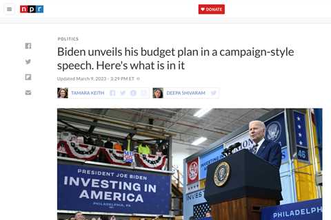 Biden’s 2024 Budget Proposal: Tax Increases and Military Pay Raises, but No Chance of Passing..