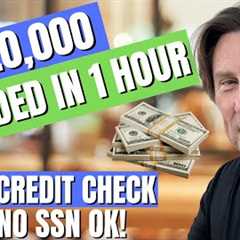 $20,000 Loan No SSN Bad Credit OK! 1 Hour in Funding! MONEY SAME DAY!