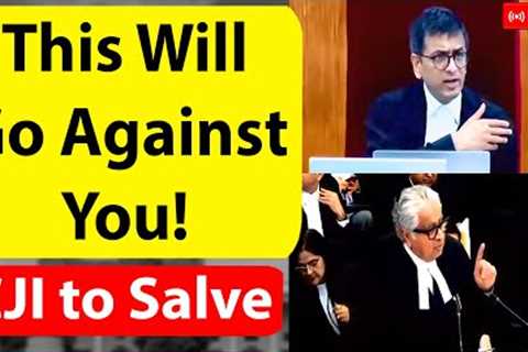 Intense Debate between CJI and Harish Salve- This Will Go Against You!, SC Live