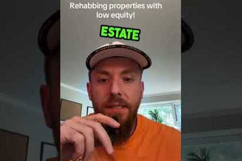 Rehabbing free and clear properties with hard money