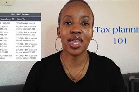 The benefits of tax planning